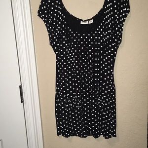 Polka dot shirt:)